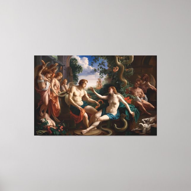 The Beginning of the Lie Leinwanddruck (Vorderseite)