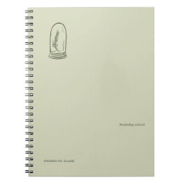 The Bell Jar- Botanists Pause- Minimal  Notizblock