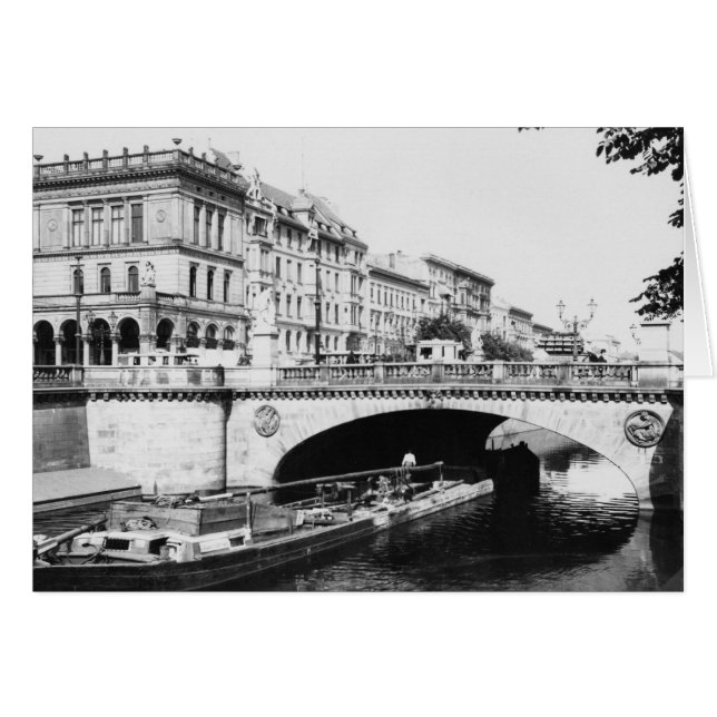 The Belle-Alliance Bridge, Berlin, c.1910 (Vorderseite (Horizontal))