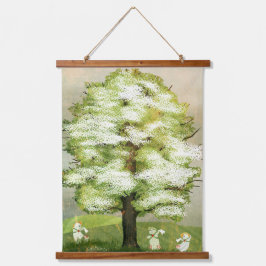 The Beltane Ghosts Wandteppich Mit Holzrahmen