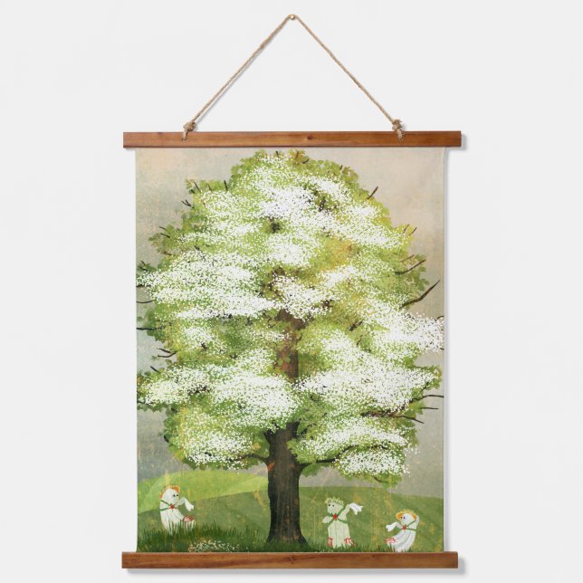 The Beltane Ghosts Wandteppich Mit Holzrahmen (Vorderseite)