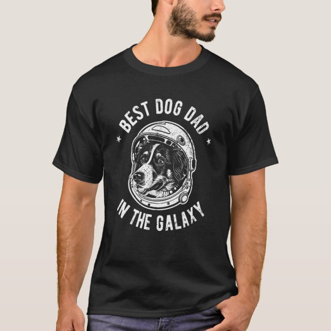 The Best Australian Shepherd Dad in the galaxy - A T-Shirt (Vorderseite)