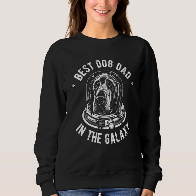 The Best Bloodhound Dad in the galaxy - Bloodhound Sweatshirt (Vorderseite)