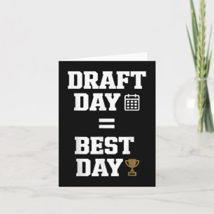 The Best Day Fantasy Football Draft Day Celebratio Karte