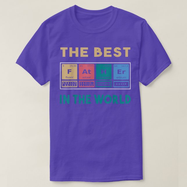 The best father in the world  T-Shirt (Design vorne)