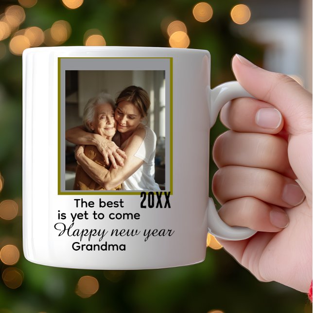 The Best is Yet to Come Modern New Year  Kaffeetasse (Von Creator hochgeladen)