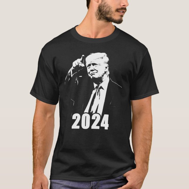 The Best is yet to Come: Trump USA 2024 Graphic T-Shirt (Vorderseite)
