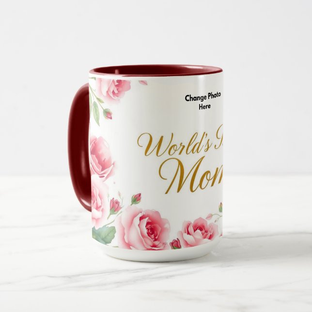 The Best Mom Ever | Cozy Heart Mug Tasse (Vorderseite Links)