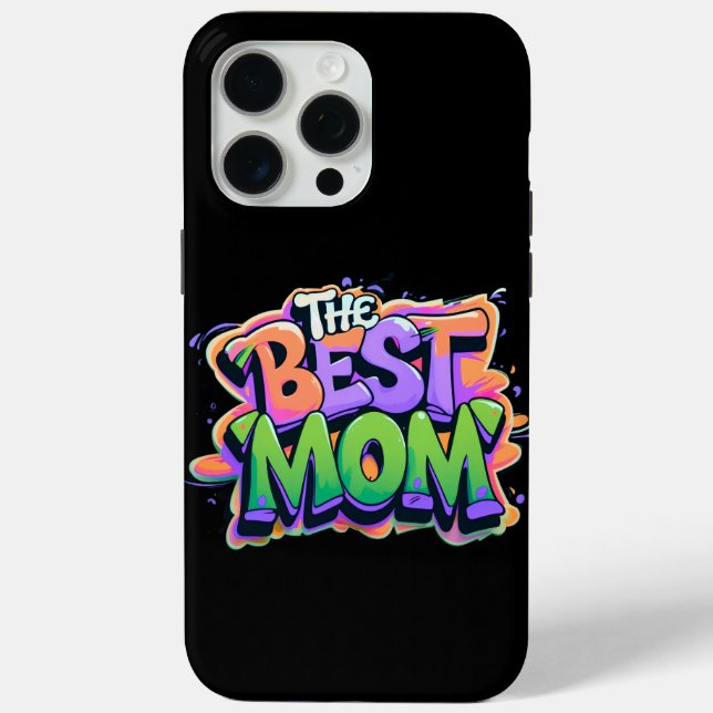 The best mom Stil Case-Mate iPhone Hülle (Rückseite)