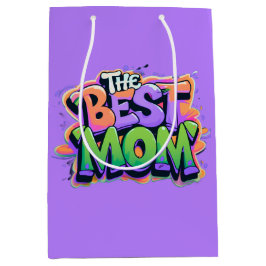 The best mom Stil Mittlere Geschenktüte
