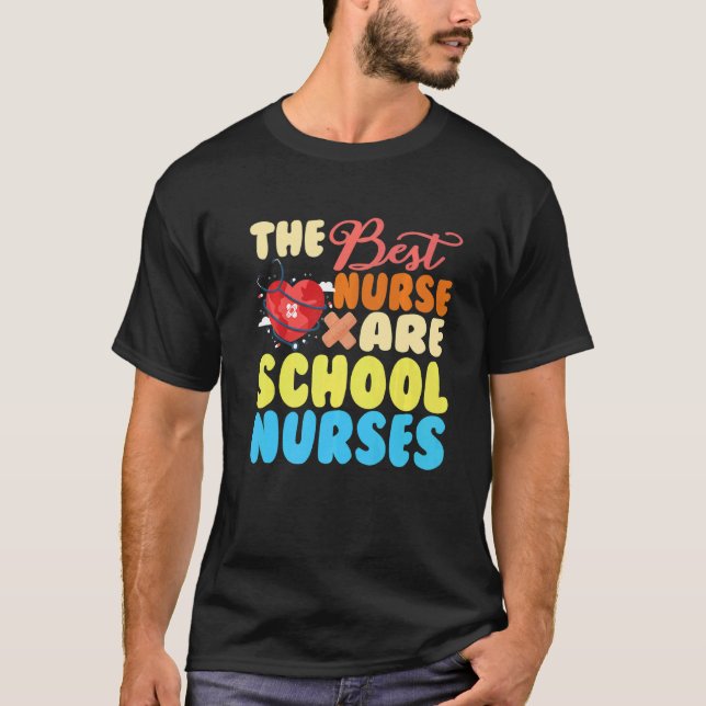 The best nurse are school nurse Premium T-Shirt (Vorderseite)