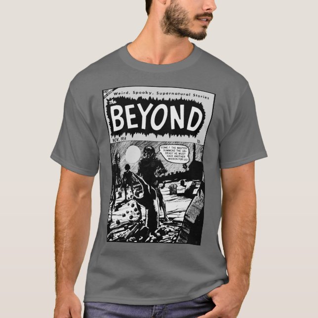 'The BEYOND' Horror-Comic-T-Shirt T-Shirt (Vorderseite)