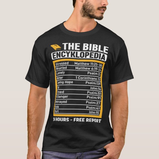 The Bible Encyklopedia 24 Hours  Free Report T-Shirt (Vorderseite)