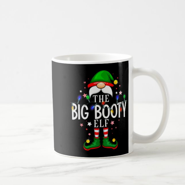 The Big Booty Elf Christmas Family Pajama Party  Kaffeetasse (Rechts)