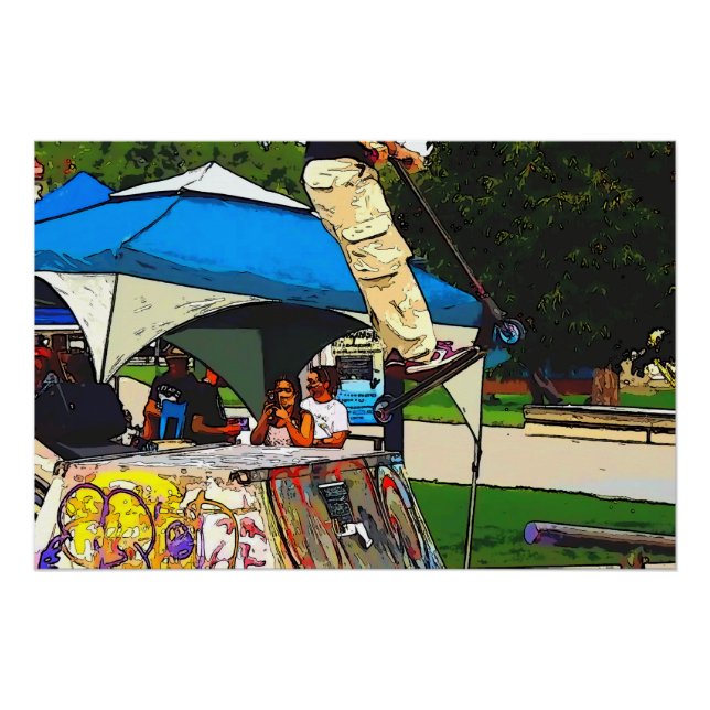 The Big Jump - Scooter Trick Poster (Vorderseite)