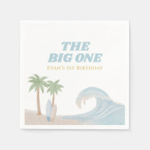 The Big One Beach Surf Sommer Wasserfarbe Küste