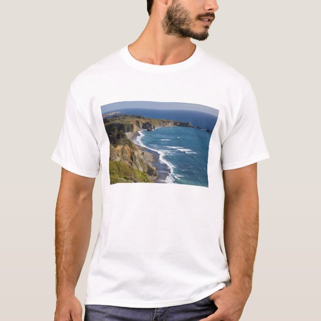 The Big Sur Küstenlinie in Kalifornien, USA T-Shirt (Vorderseite)