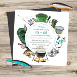 The Big Three-Oh Fishing | 60th Birthday Einladung<br><div class="desc">This sixtieth fishing themed birthday party invitation features a frame of fishing equipment including rod, reel, boat, net, fish and more surrounding your personalized party details. #60th #sixty #sixtieth #60 #birthday #60thbirthday #60thbirthdayparty #birthdayparty #invitations #invites #fishing #fish #fisherman #sport #sports #fun #stationery #modern #design #designer #trendy #trending #style #stylish #rustic...</div>