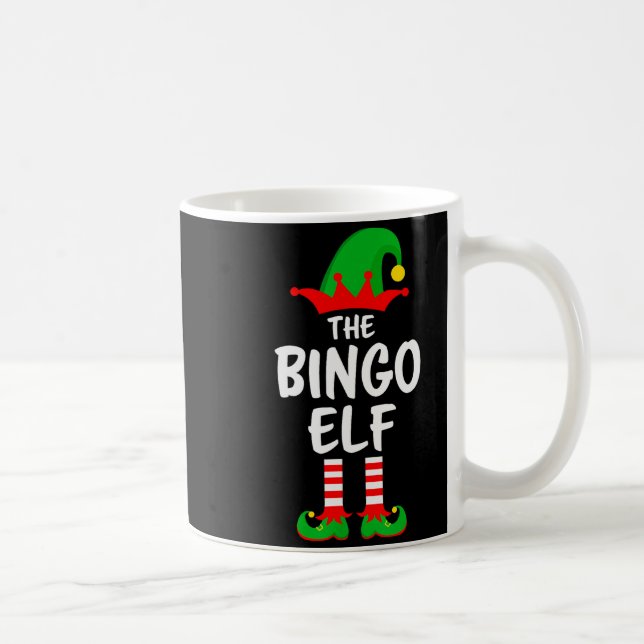 The Bingo Elf Matching Family Christmas  Kaffeetasse (Rechts)