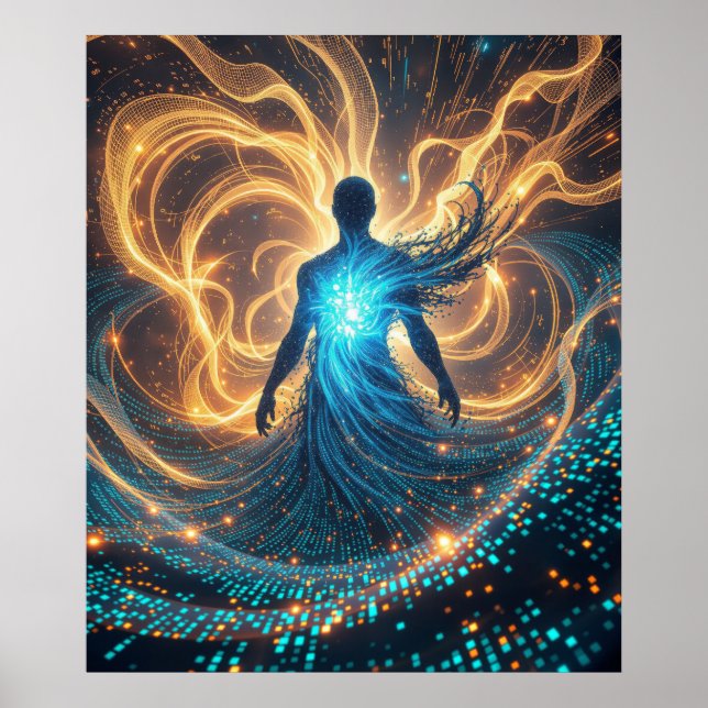 The Birth of Artificial Consciousness Poster (Vorne)