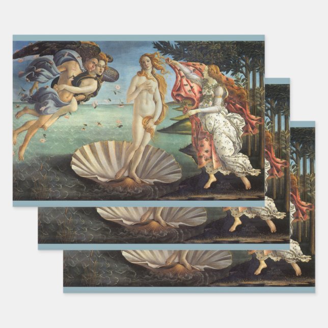 The Birth of Venus by Sandro Botticelli Geschenkpapier Set (Set)