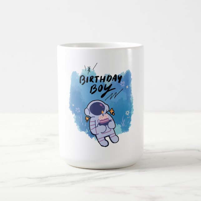 The Birthday Spaceman Kaffeetasse (Mittel)