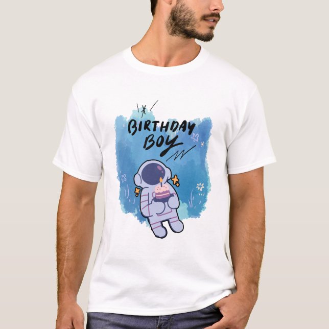 The Birthday Spaceman T-Shirt (Vorderseite)