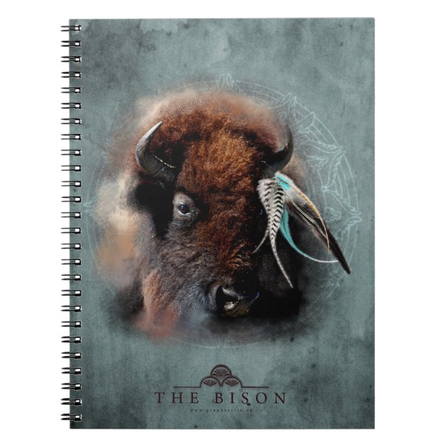 The Bison - Notebook Notizblock (Vorderseite)