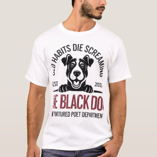 The Black Dog Vintag Labrador Shirt , Black Labor 
