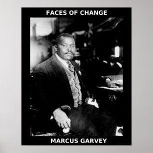 The Black History Month Heroes - Marcus Garvey Poster