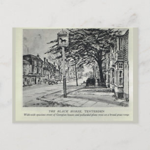 The Black Horse Inn, Tenterden Postkarte