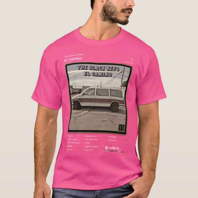 The Black Keys - El Camino Tracklist Album T-Shirt (Vorderseite)
