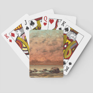 The Black Rocks at Trouville, 1865- 66 Spielkarten