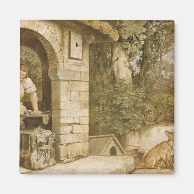 The Blacksmith of Ruhla, c.1854-55 Magnet (Vorne)