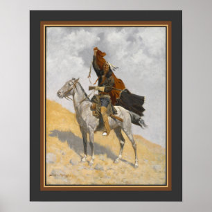 "The Blanket Signal" 1894 Frederic Remington Poster