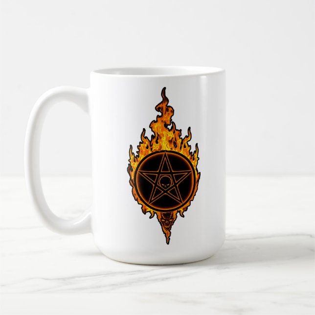 The Blazing Pentagram Kaffeetasse (Links)