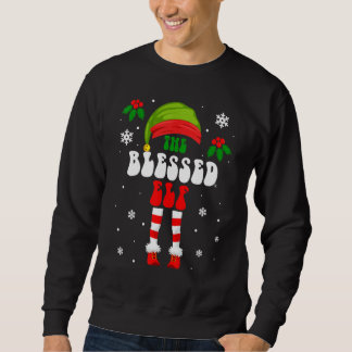 The Blessed Elf Christmas Family Matching Xmas Gro Sweatshirt