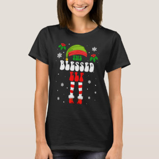 The Blessed Elf Christmas Family Matching Xmas Gro T-Shirt