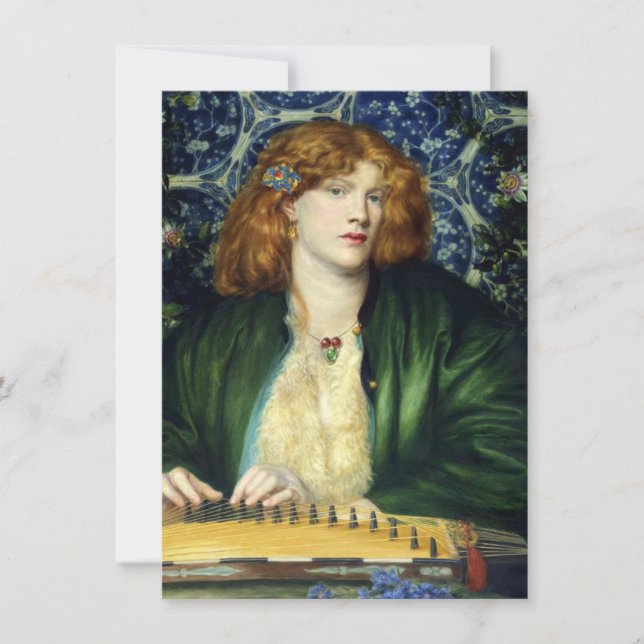 The Blue Bower (von Dante Gabriel Rossetti) Karte (Vorderseite)