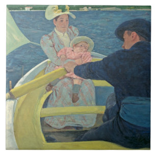 The Boating Party, 1893-94 (Öl auf Leinwand) Fliese