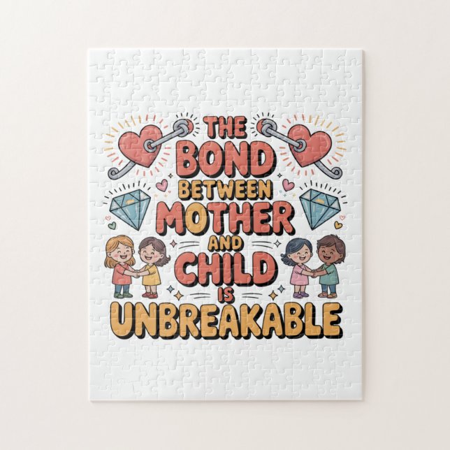 The Bond Between Mother And Child Is Unbreakable Puzzle (Vertikal)