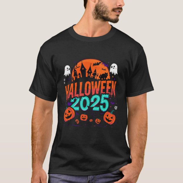 The Boo Crew Orange Halloween Family Matching T-Sh T-Shirt (Vorderseite)