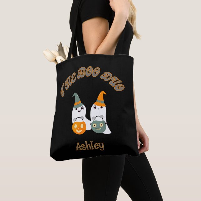 The Boo Duo - Cute Halloween Ghosts Tote Bag (Von Nahem)