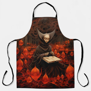 The Book Healer - Surrealistische Kunst Schürze