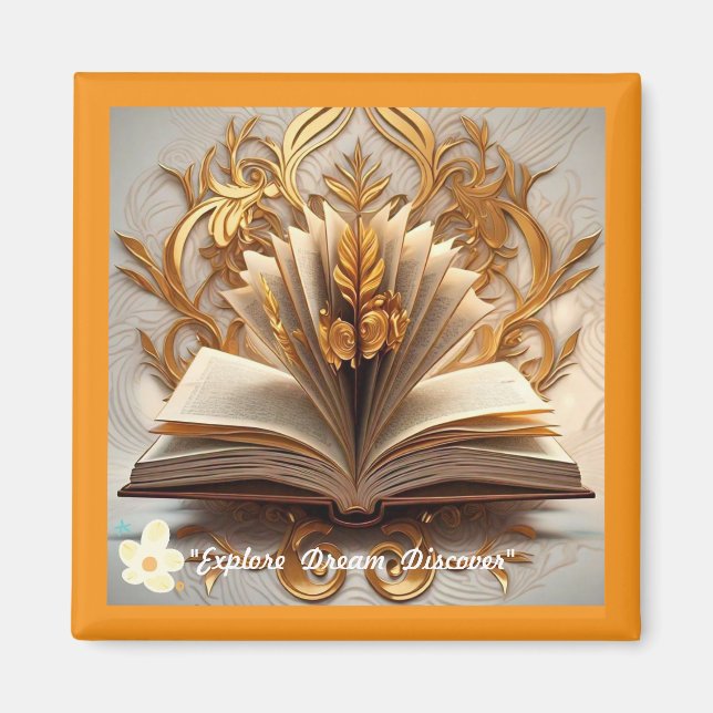 "The Bookish Life" Magnet (Vorne)