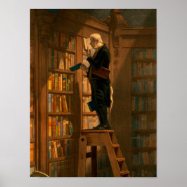 The Bookworm, 1861 von Carl Spitzweg Poster
