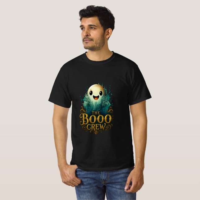 The Booo Crew Cute Ghost Design T-Shirt (Vorne ganz)