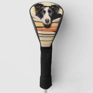 The Border Collie Dog 003 - Odessa Leyendecker Golf Headcover
