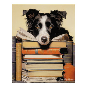 The Border Collie Dog 003 - Odessa Leyendecker Poster