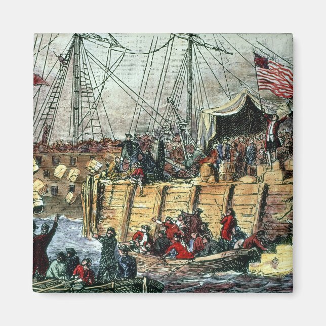 The Boston Tea Party, 16. Dezember 1773 Magnet (Vorne)